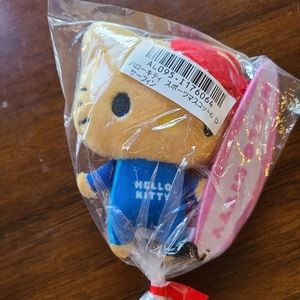 Hello kitty surfer plush